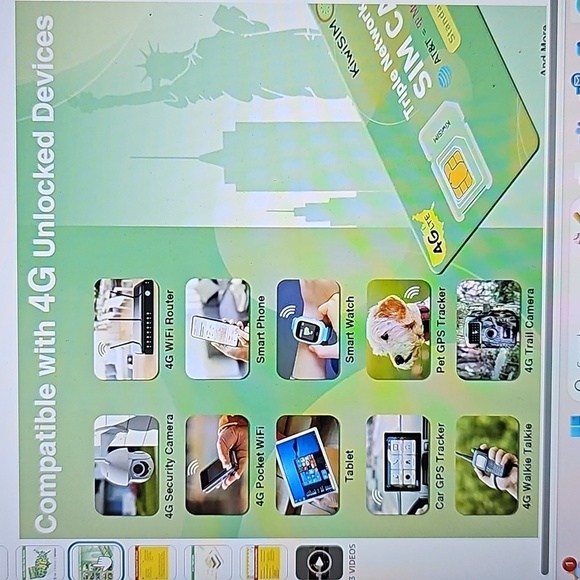 NWT 4GLTE Kiwisim Triple Network Data Sim Card Data Only - Picture 3 of 7